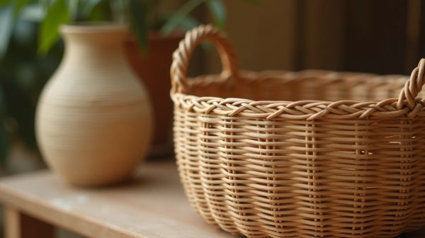 Paniers en raphia artisanaux : la tendance à revendre